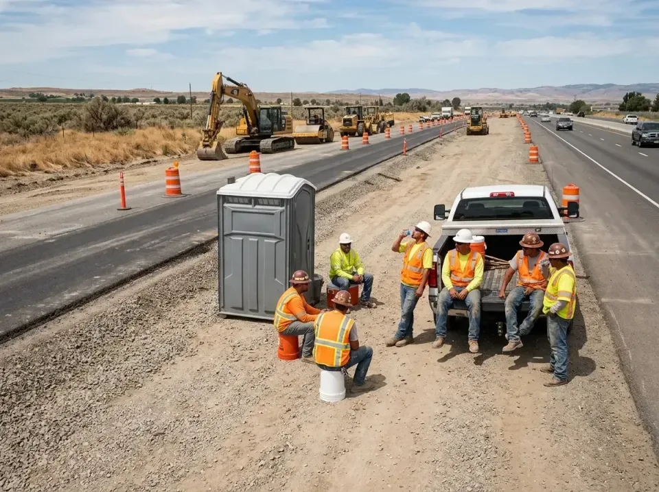 highway-road-construction-crew-007 — frequently asked questions, Porta Potty and Restroom Rentals in Joseph City, AZ